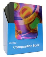 Inkology Color Slick Composition Book 12 Piece (Pack of 4) (02806)