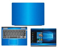 Decalrus - Protective Decal for Dell Inspiron i7370 / 7370 (13.3" Screen) Laptop LITE Blue Texture Brushed Aluminum Skin case Cover wrap BAdellInspiron_i7370LiteBlue