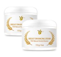 Increase Bust Size - Breast Enhancing Cream - Body Cream Vegan - 2 Jars(8oz)
