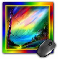 3dRose LLC 8 X 8 X 0.25 Inches Colorful Landscape Mouse Pad (mp_24123_1)