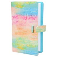 Sunmns Colorful Wallet PU Leather Photo Album for Fujifilm Instax Mini 9 8 90 8+ 26 7s Instant Camera Film, Polaroid Snap Zip Z2300 PIC-300 Film (Rainbow)
