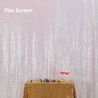 Iridescent 4x7FT PartyDelight Sequin Backdrop Photography and Photo Booth ...