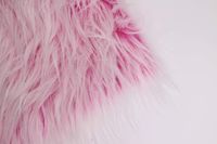 Faux Mongolian Fur Photography Prop, Newborn Prop, Basket Stuffer, Layering Blanket, Rug (Small, 18"x20", Frosted Fuchsia)