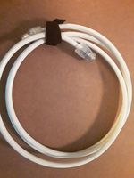 PCT International Jumper, RG-6 Tri Shield Coax TRS-6L Cnnection with Torque Sleeve Domestic, White