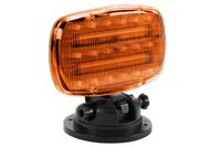 LED Strobe Light (Battery Powered) with Adjustable Locking Magnetic Base - Amber Lens - SL-ALM-A