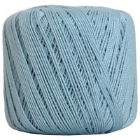 Threadart 100% Pure Cotton Crochet Thread - SIZE 3 - Color 19 - LT BLUE -2 sizes 27 colors available