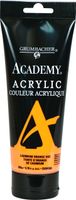 Grumbacher Academy Acrylic Paint, 200ml/6.8 oz. Plastic Tube, Cadmium Orange Hue (C025P200)