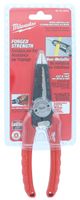 Milwaukee 48-22-3070 6 in 1 Combination Needle Nose Electrician's Pliers for Non-Metallic Wire w/ Onboard Bolt Cutting and Pipe Reaming Design