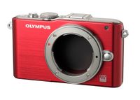 OLYMPUS mirror interchangeable lens PEN Lite E-PL3 body Red E-PL3 BODY RED - International Version (No Warranty)