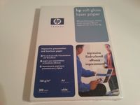 HP soft gloss laser paper 120 g/m-A4 -200 Sheets- (8.25 in x 11.75) White