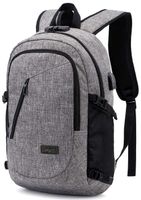 Travel Laptop Backpack£¬Anti Theft Water Resistant Laptop Backpack with USB Charging Port Fits 15.6 inch Laptop & Notebook (Grey)