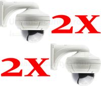 Urban Security Group - Pack of 2-1,000TVL 720p HD Weather + Vandal Proof Dome Security Camera: Analog BNC CCTV 1.3 Megapixels 2.8-12mm 4.3X Optical Zoom Varifocal Lens 30 IR LEDs