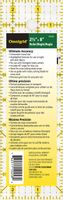 Omnigrid R258 Ruler, 2-1/2 x 8-Inch, Clear