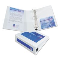 Avery Framed View Binders with One Touch 3-Inch EZD Ring, Holds 8.5 x 11 Inches Paper, White (68041)