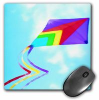 3dRose LLC 8 x 8 x 0.25 Inches Color of Summer Kite Mouse Pad (mp_20547_1)