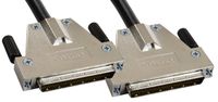 Amphenol CS-SCSI3DB680-000.5 SCSI-3 LVD/SE Ultra3 SCSI Cable, HD68 Male/Male, 0.5 m, 1.6', Black