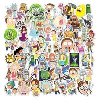 Vinyl Skateboard Guitar Travel Case Sticker Door Laptop Luggage Car Bike Bicycle Stickers (Rick Moti)