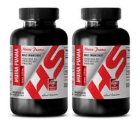 Enhancement Pills for Men Pack - Muira PUAMA Extract 2200 mg - Male Enhancement - Brain Memory and Concentration - 2 Bottles (180 Capsules)