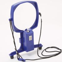 Hands Free, Lighted Lap Magnifying Glass for Any Hobby. Large Craft Magnifier Lens w/Light and 2X and 4X Lenses is The Best Tool for Embroidery, Knitting, Cross Stitch, Crochet or Needlepoint Crafts