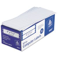 Avery 04065 White Continuous Form Hi- Speed (5000, 4x15/16 Labels)
