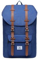 KAUKKO Laptop Outdoor Backpack, College Schoolbag Bookbag Travel Hiking Rucksack fits 15-Inch Laptop(Blue)