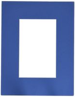 8.5x11 Yorktown Blue / Royal Custom Mat for Picture Frame with 4.5x7 opening size (Mat Only, Frame NOT Included)