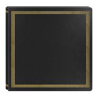 Large Magnetic Page X-Pando Photo Album, Black