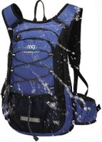 Mubasel Gear Insulated Hydration Backpack Pack with 2L BPA Free Bladder - Keeps Liquid Cool up to 4 Hours - for Running, Hiking, Cycling, Camping (Navy)