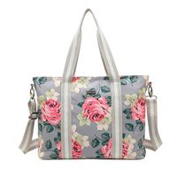 KAYOND Laptop Shoulder Bag, Nylons Multifunctional Work Travel Shopping Duffel Carrying Shoulder Handbag Compatible (17.3 inch, Grey)