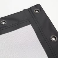 Carl's Place (4:3) 151" Diag- 8.0 x 10.5 Ft Preferred Golf Impact Screen Finished with Black Vinyl Edges and Grommets, Golf Screen, Golf Simulator Screen, Golf Simulator Impact Screen, Impact Screen