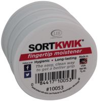 LEE 10053 Sortkwik Fingertip Moisteners, 3/8 oz, Pink (Pack of 3)