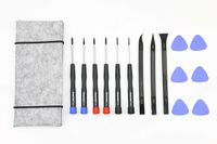 15 Pcs MacBook Repair Tool Kit , Screwdrivers, Opening pick, Plastic Spudger and Tool Bag for MacBook Air Retina Pro