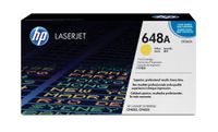 HP 648A (CE262A) Yellow Toner Cartridge for HP Color LaserJet Enterprise CP4025 CP4525 (Renewed)
