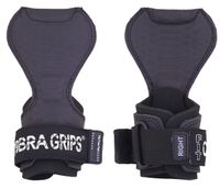 Cobra Grips PRO Weight Lifting Gloves Heavy Duty Straps Alternative Power Lifting Hooks Best for Deadlifts Adjustable Neoprene Padded Wrist Wraps Support Bodybuilding (FIT Black Sway Leather)