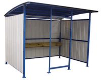 Vestil MDS-96-SM Multi Duty Smokers Shelter, Heavy Duty Steel, 120" Width, 95-1/2" Depth, 90" Height