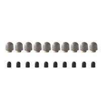 Honsky Stylus Tips for Six Sided Pencil-Style Stylus Pen, Including 10 Piece of Larger End Mesh Tips, and 10 Pieces of Smaller End Rubber Tips (TIP7850)