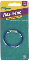 Lucky Line Flex-O-Loc, 5", Assorted Colors; 1 Per Card (71101)