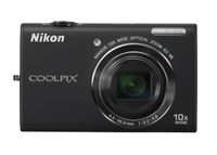 Nikon COOLPIX S6200 16 MP Digital Camera with 10x Optical Zoom NIKKOR ED Glass Lens and HD 720p Video (Black)