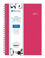 Blue Sky 2017 Weekly & Monthly Planner with Notebook, Wire-O Binding, 5.8" x 8.6", Analeis (19571)