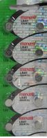 Maxell Watch Battery Button Cell LR41 AG3 192 Pack of 10 Batteries