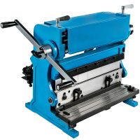 BestEquip Sheet Metal Brake 3-In-1 12-inch Shear Press Brake 20-Gauge Capacity Combination Sheet Metal Machine Shears and Slip Roll Machine for Shear Bending Rolling