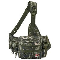 Piscifun Sling Fishing Tackle Bag，Outdoor Fishing Storage Pack，Water-Resistant Fishing Bag Cross Body Sling Bag Digital Camouflage