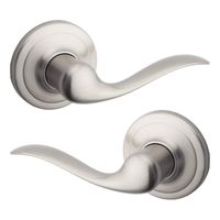 Kwikset 97200-706 Tustin Hall/Closet Lever, Satin Nickel