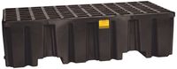 Eagle 1620BND Black 2 Drum Containment Pallet without Drain