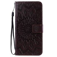 NEXCURIO Wallet Case for Huawei Mate 30 with Card Holder Side Pocket Kickstand, Shockproof Leather Flip Cover Case for Huawei Mate30 - NEKTU020534 Brown