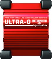 Behringer Ultra-G GI100 Professional Battery/Phantom Powered DI-Box with Guitar Speaker Emulation