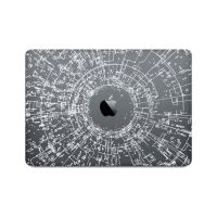 DowBier MacBook Decal Vinyl PVC Transparent Skin Sticker Cover Anti-Scratch Skin ( Pro 13 inch A1989 A1706 A1708, Pattern B)