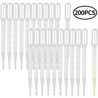 Plastic Transfer Pipettes 3ml for Laboratory Daily Use Pack of 200
