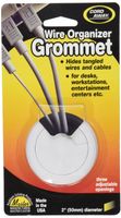 CordAway Grommet, Adjustable, 2" dia., 1-1/8" deep, White, 1/Pack (00261)