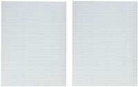 School Smart Graph Paper Pad with Chipboard Back, 8-1/2 x 11 Inches, 1/4 Inch Rule, White (2 X Pack of 12)